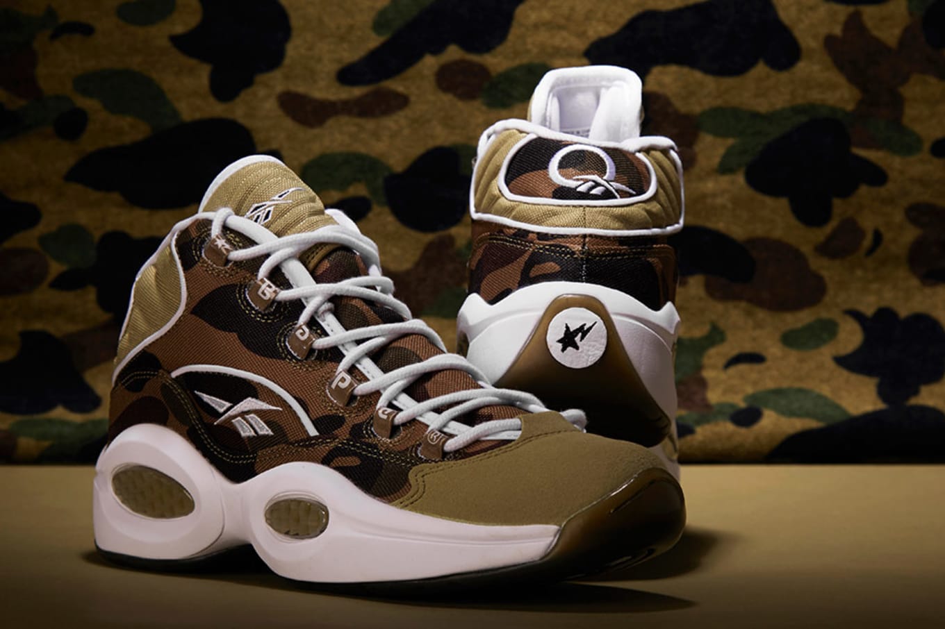 reebok camo sneakers