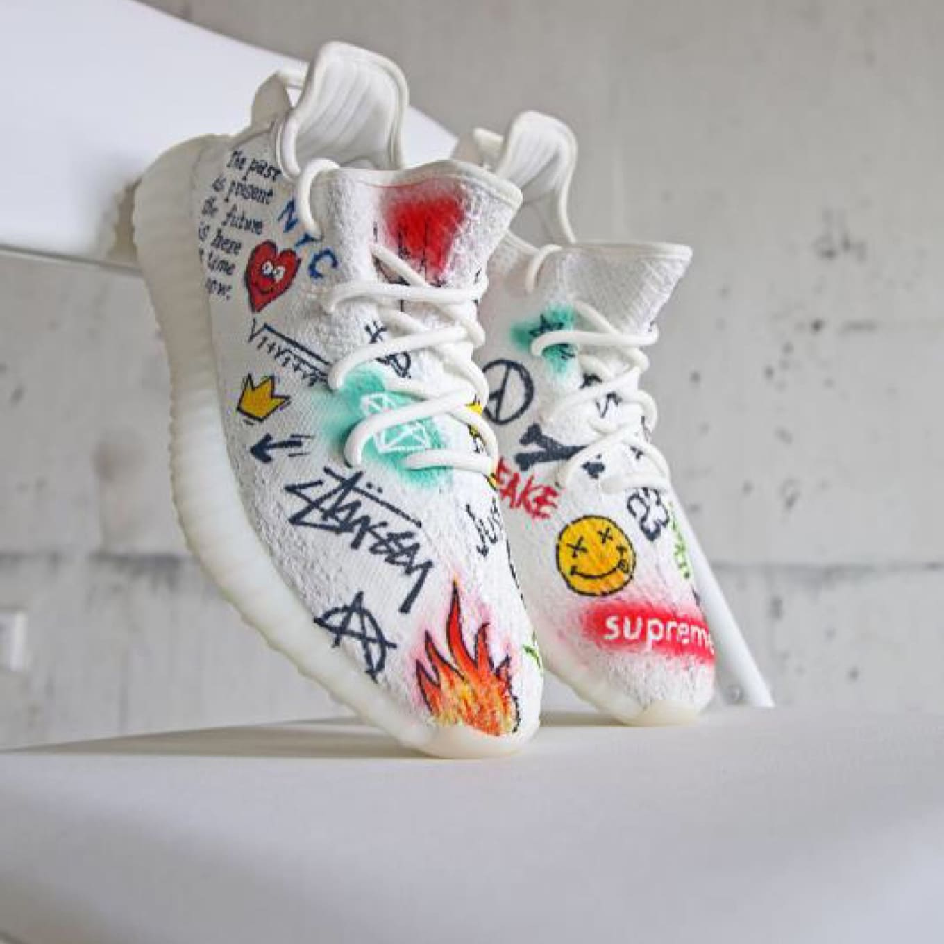 custom yeezy cream