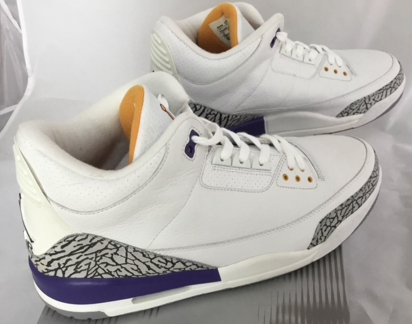 air jordan 3 lakers