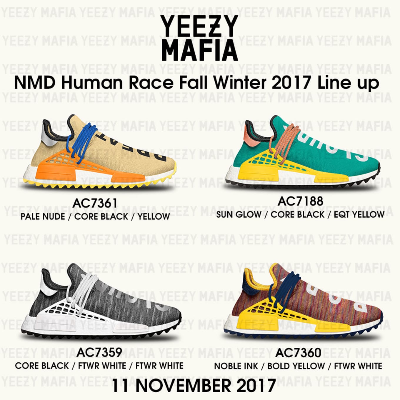 all pharrell nmd colorways