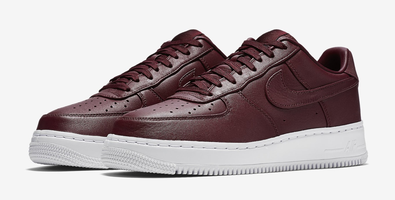 maroon nike air force 1 low