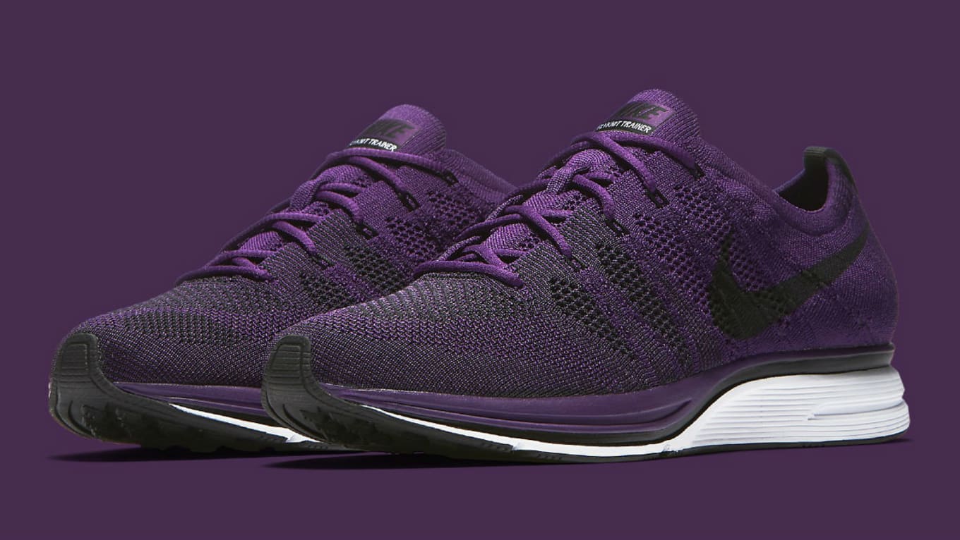 nike flyknit trainer purple