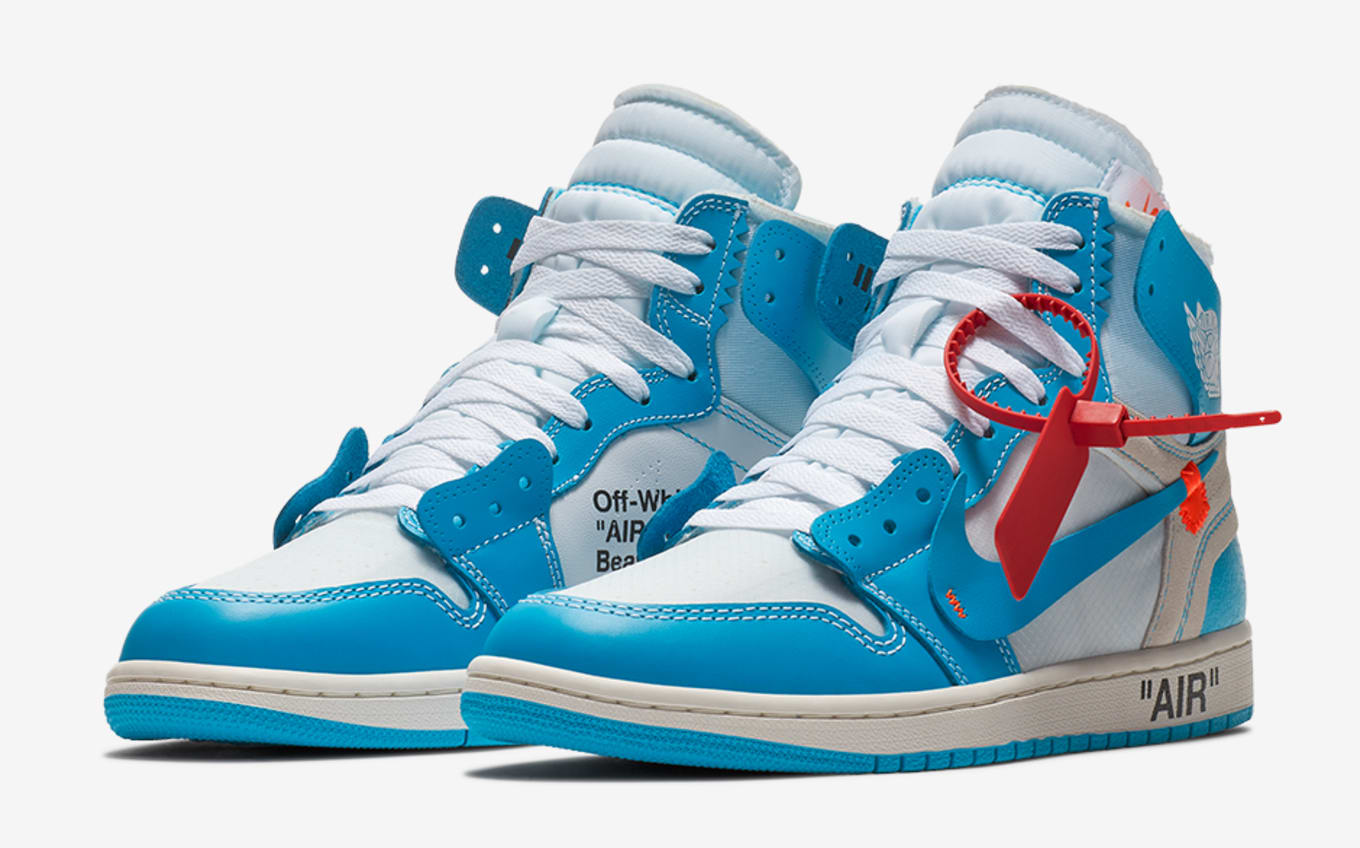 Off-White x Air Jordan 1 UNC Release 