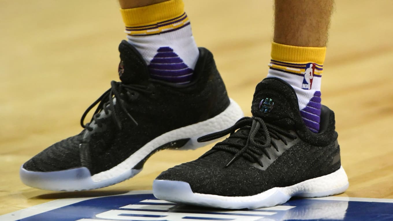James Harden Reacts To Lonzo Ball Wearing His Adidas Sneakers