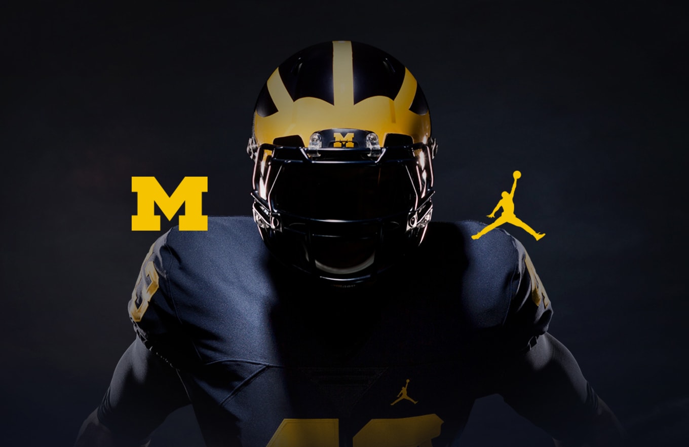 Michigan Air Jordan Football Uniforms Sole Collector