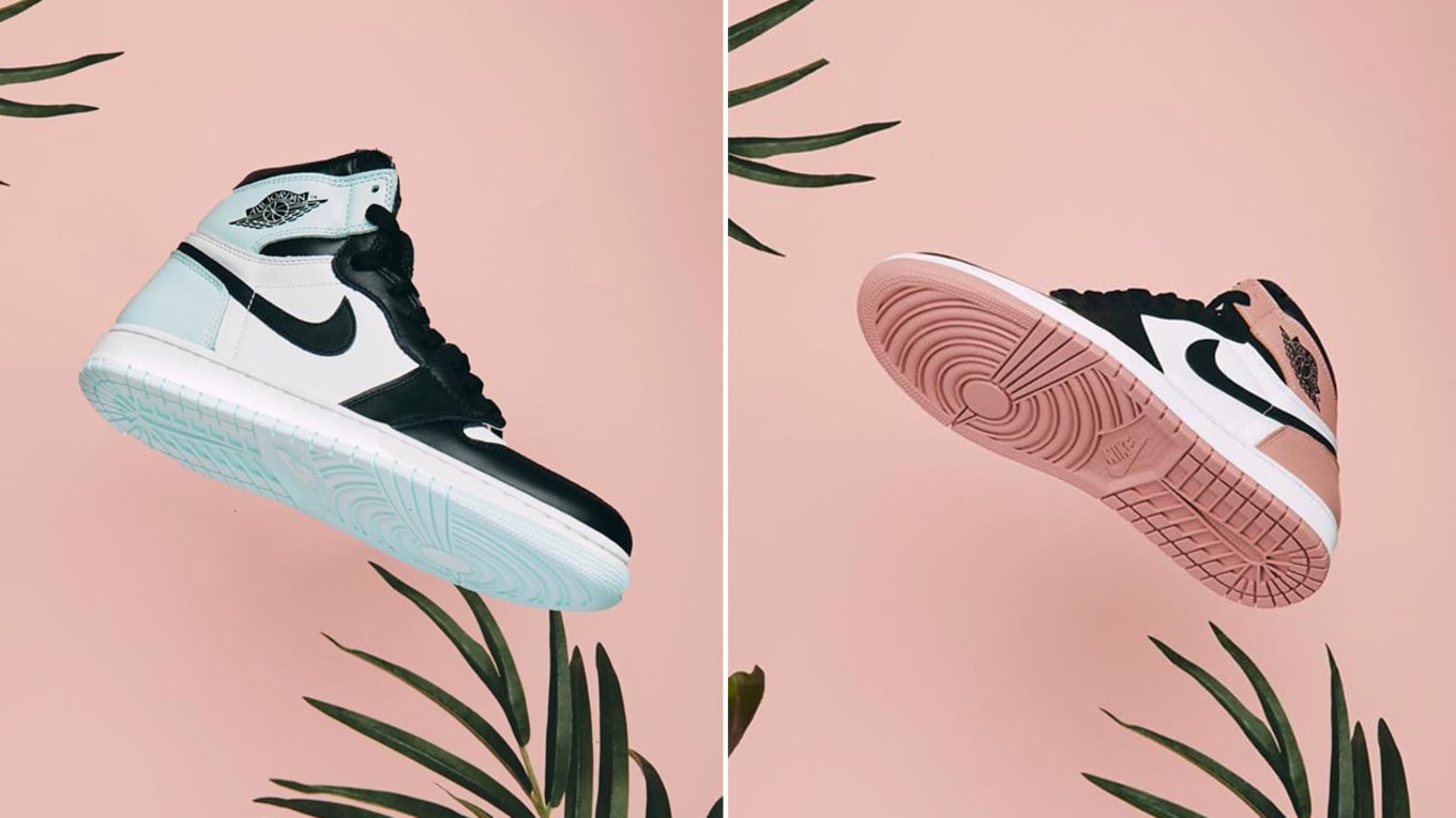 pink jordans 1s