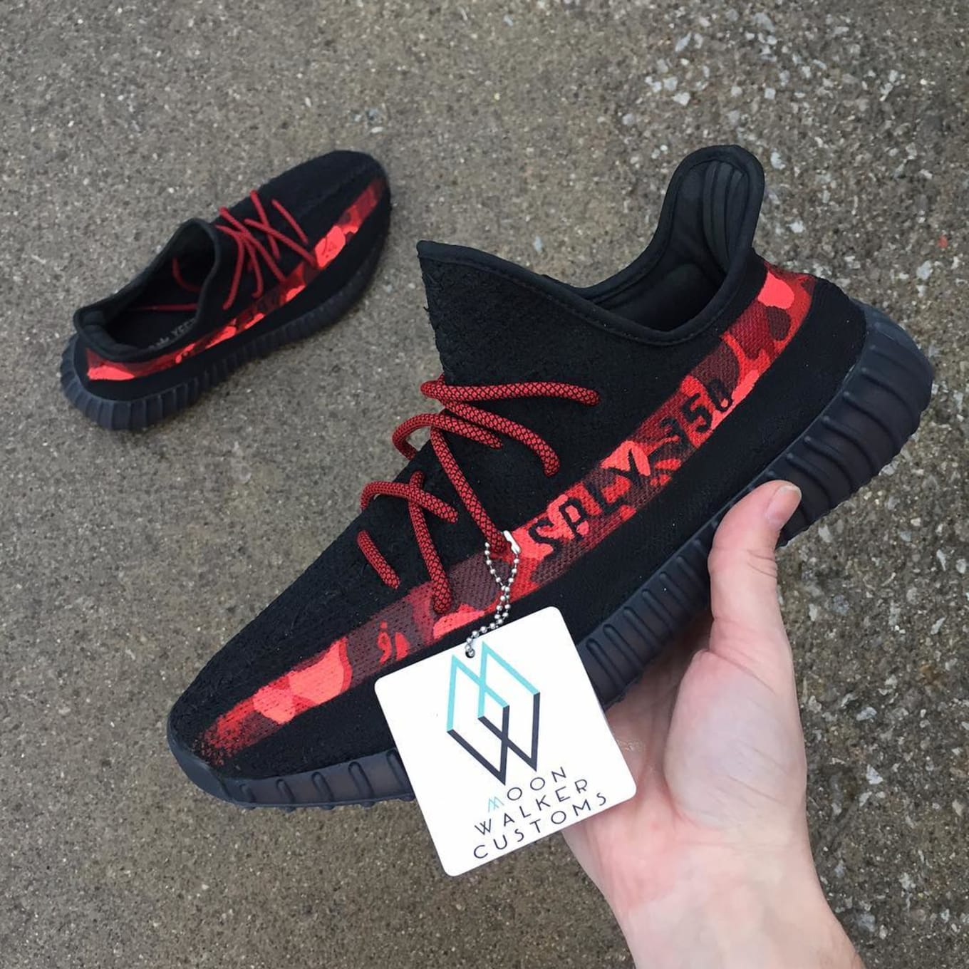 custom yeezy supreme