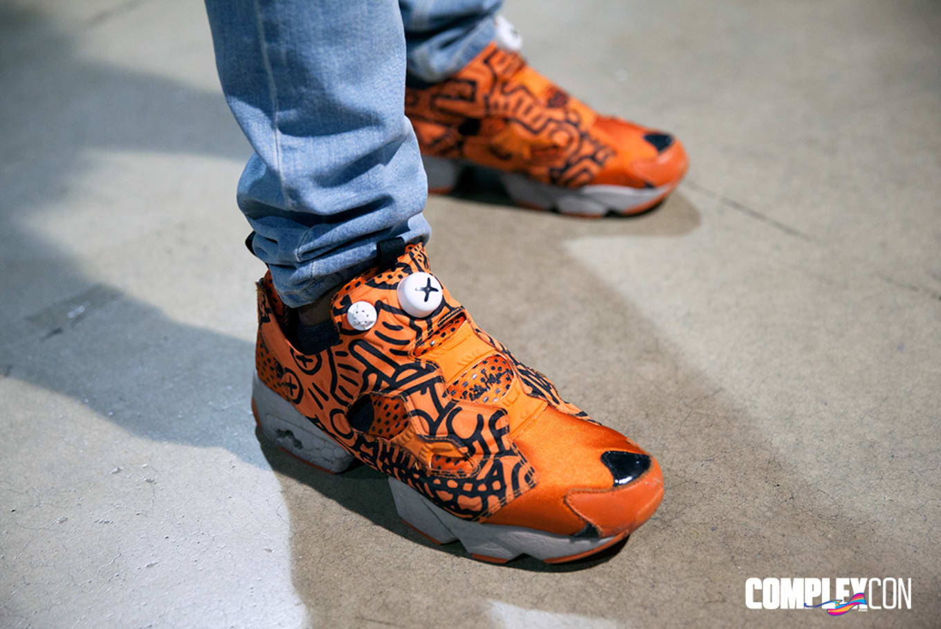 reebok instapump fury keith haring