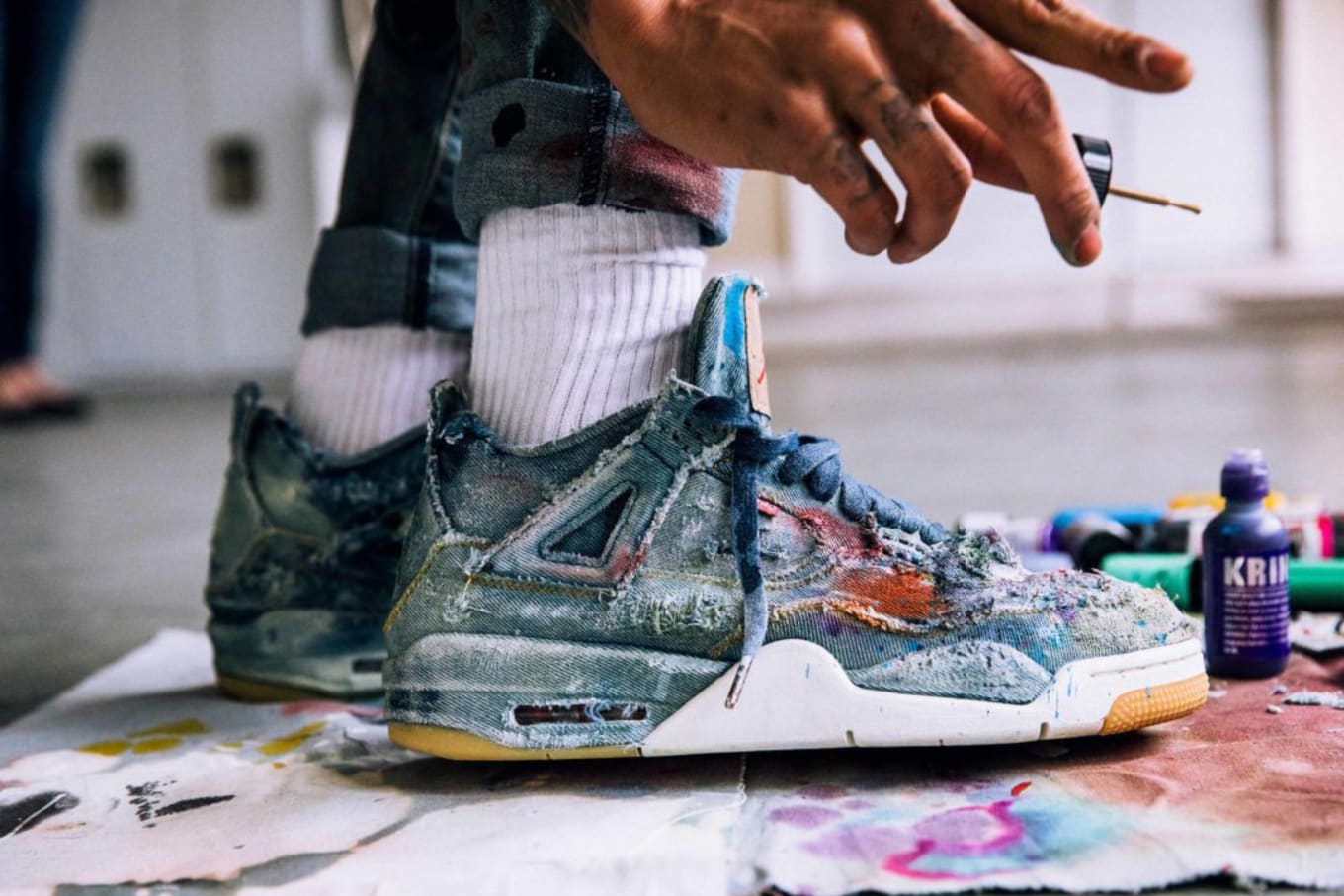 denim jordans 2018