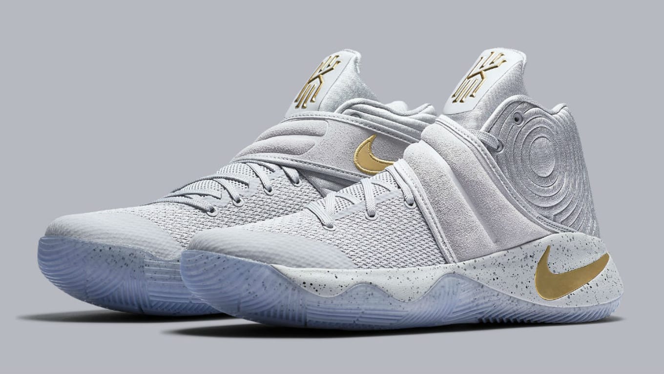 kyrie 2 grey and gold