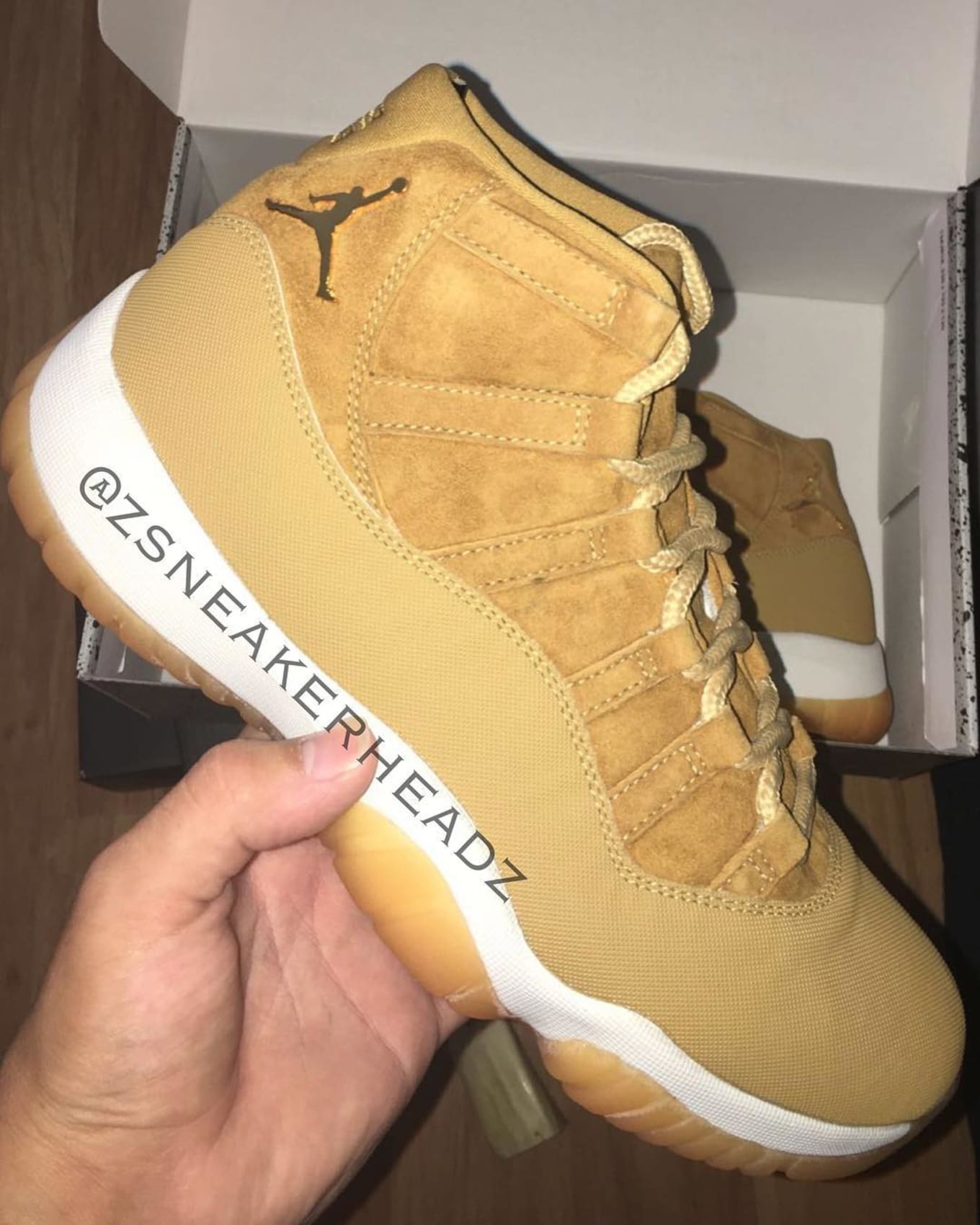 all wheat jordans