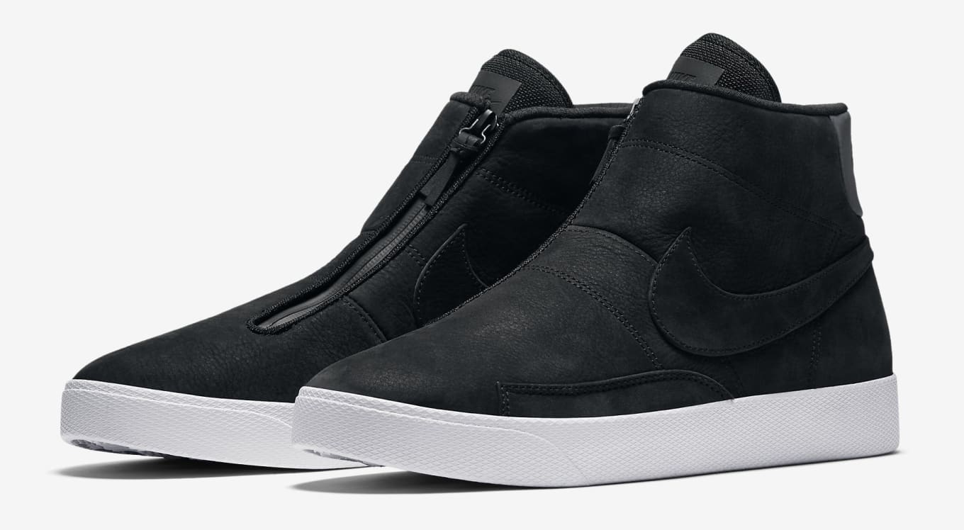 black nike shoes without laces