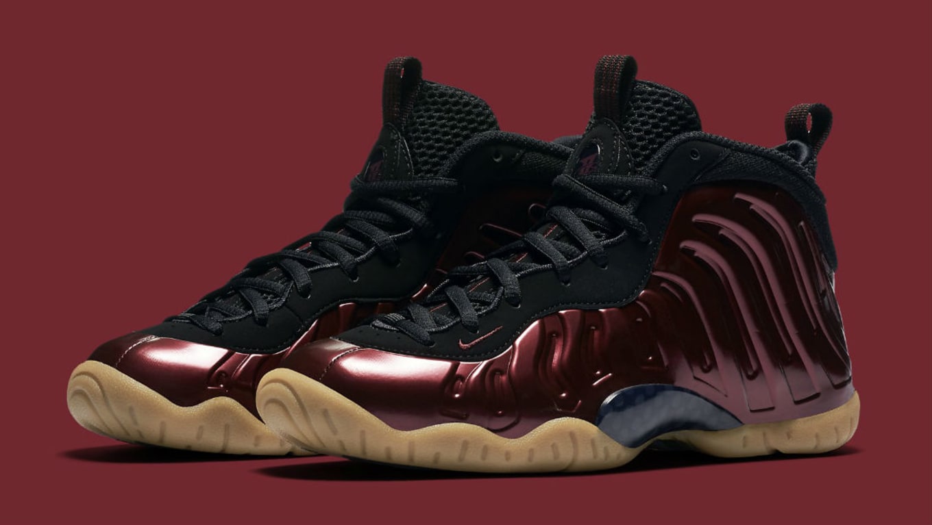 Nike Foamposite Maroon Kids 644791-600