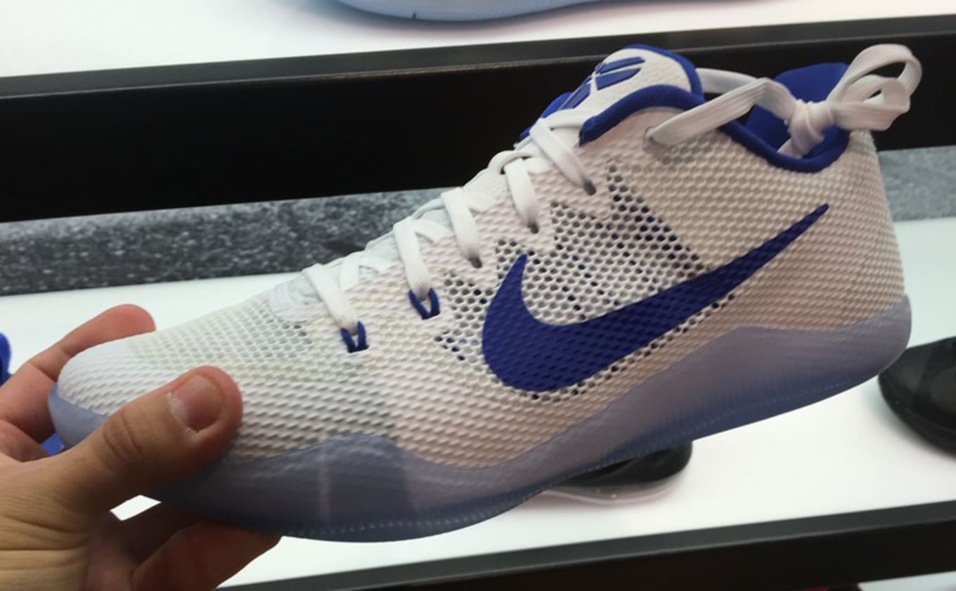 kobe 11 white and blue