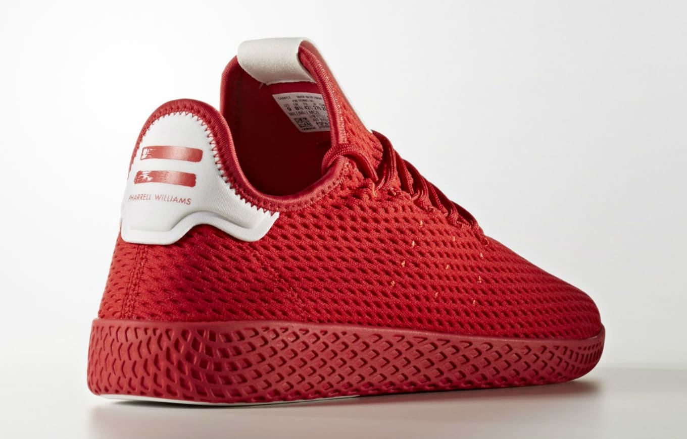 pharrell adidas tennis hu red