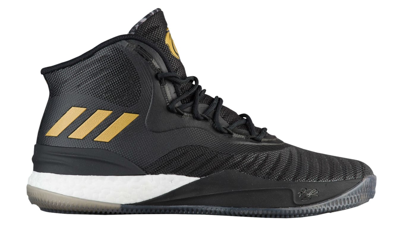 Adidas D Rose 8 Black Gold White Release Date CQ1618 | Sole Collector
