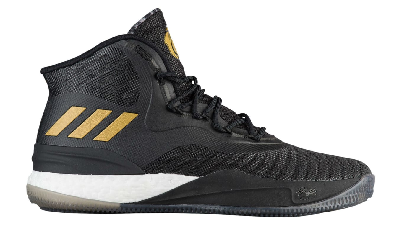 Adidas D Rose 8 Black Gold White 