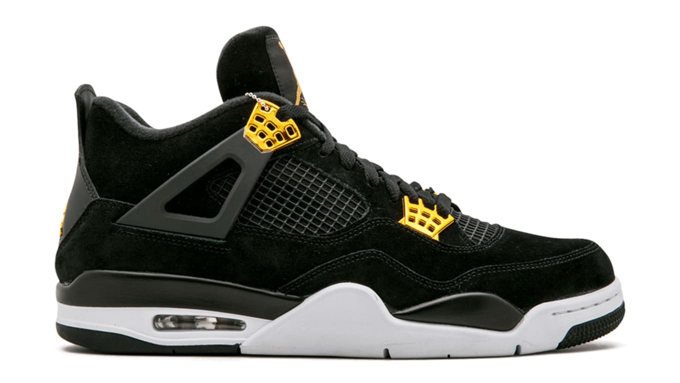 retro 4 black and yellow