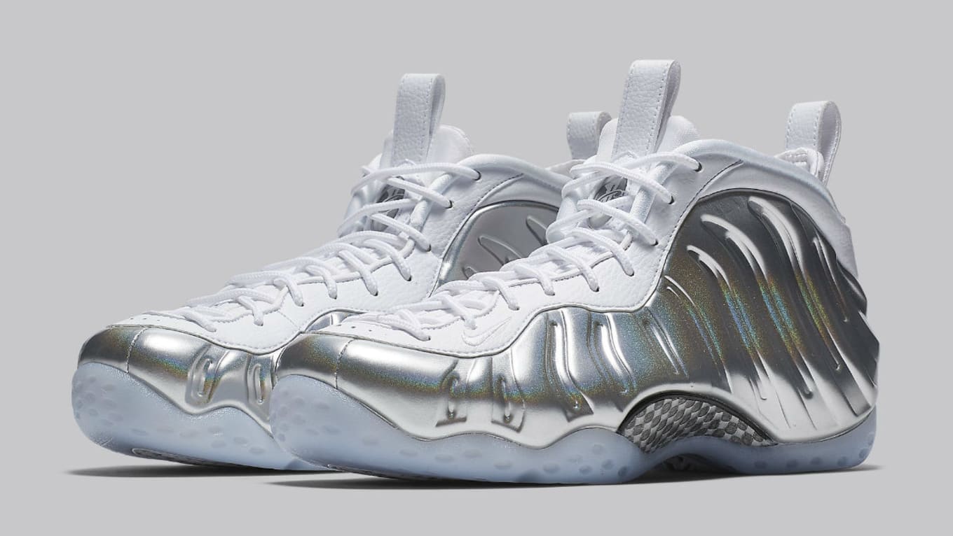 nike air foamposite one chrome