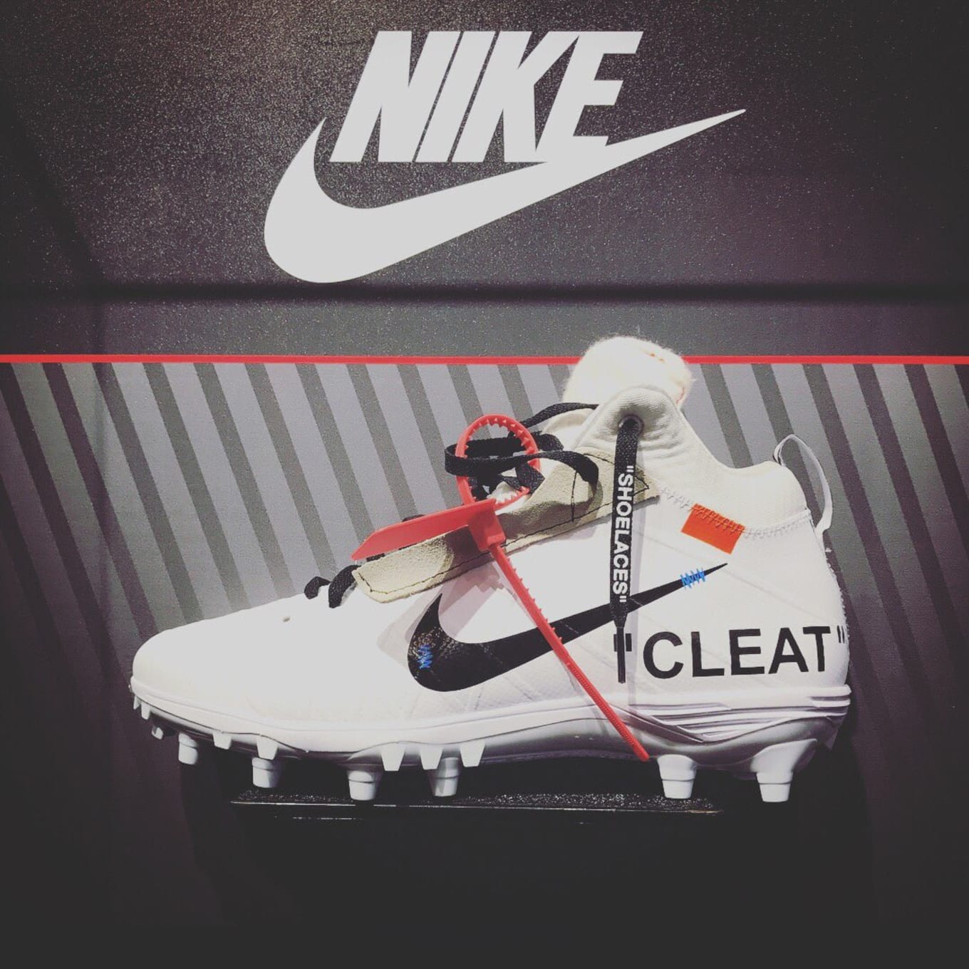 off white jordan 1 cleats