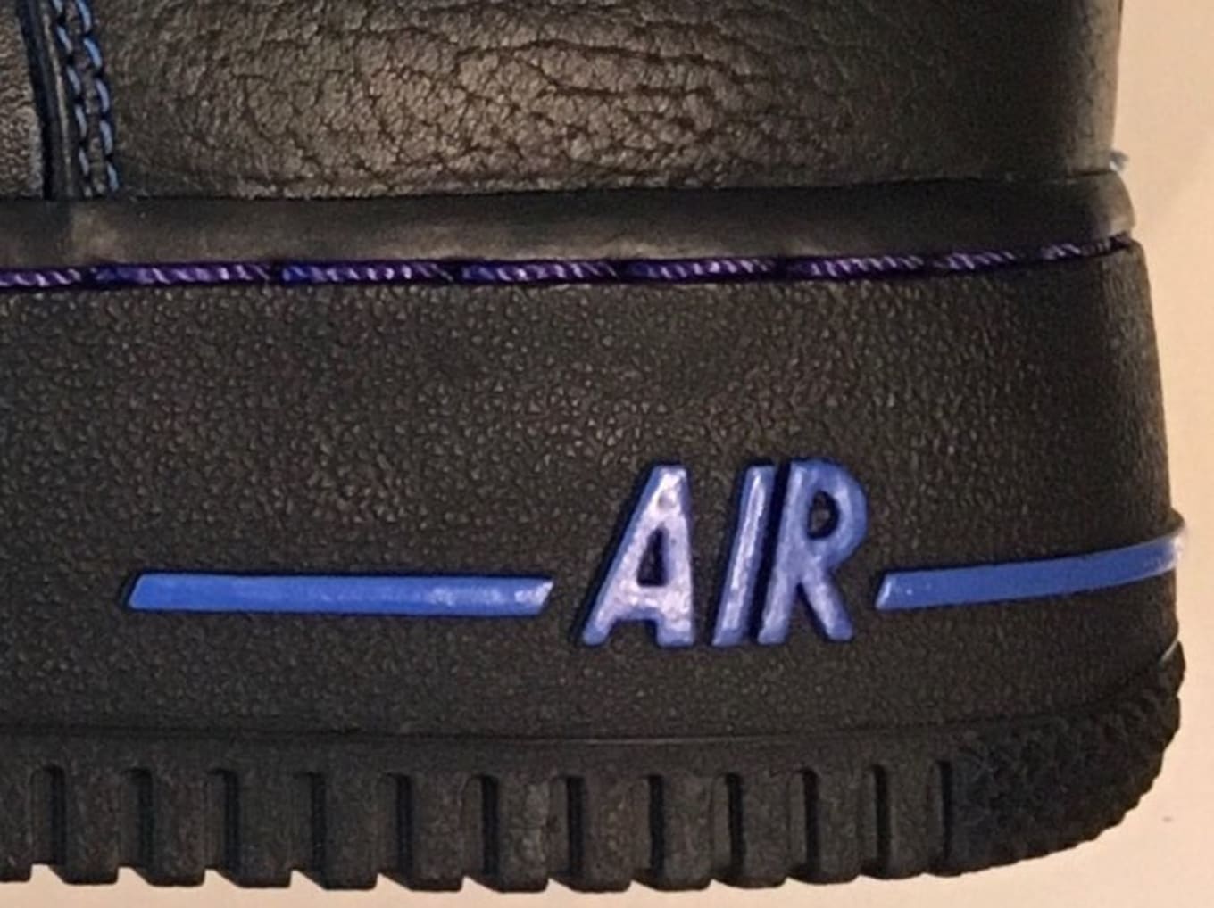 nike air force 1 high black and blue