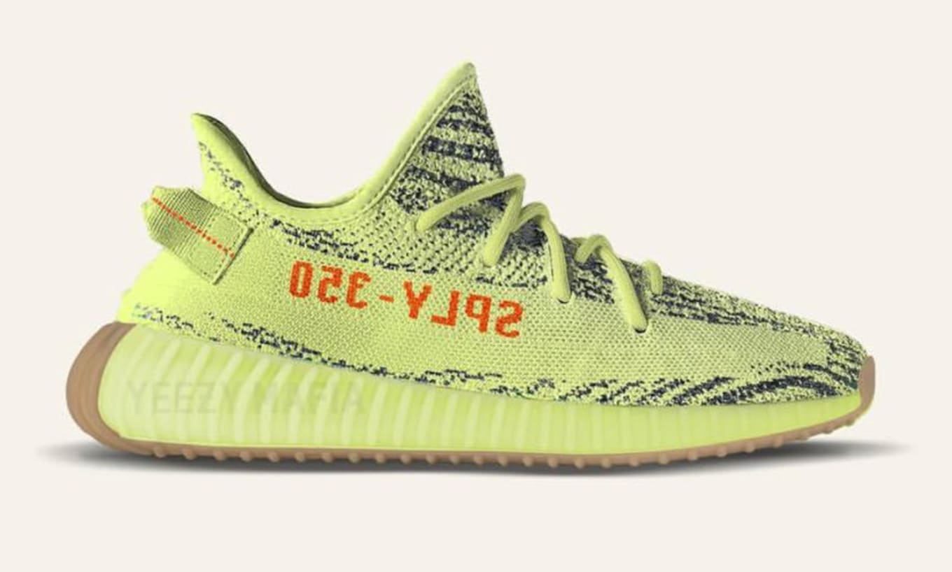 yellow sole yeezy