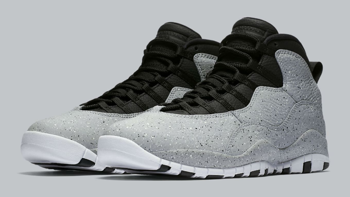 grey jordan retro 10