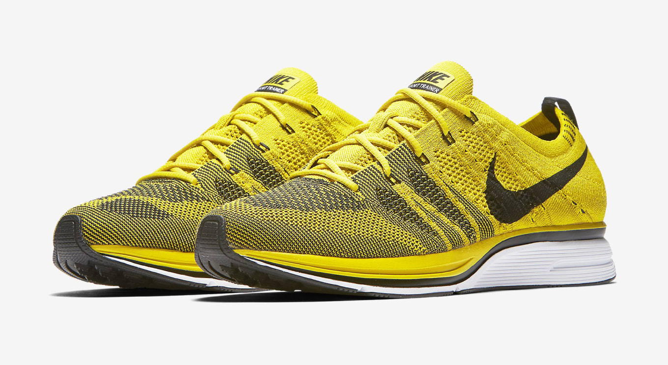 Nike flyknit trainer womens yellow clearance