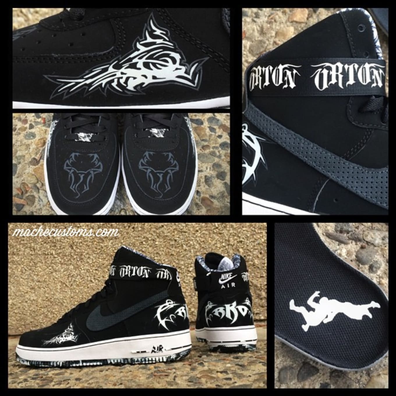 wwe custom shoes