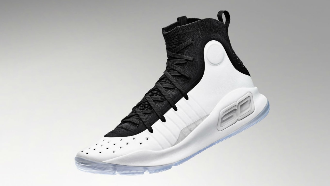 Under Armour Curry 4 Black/White Pre 