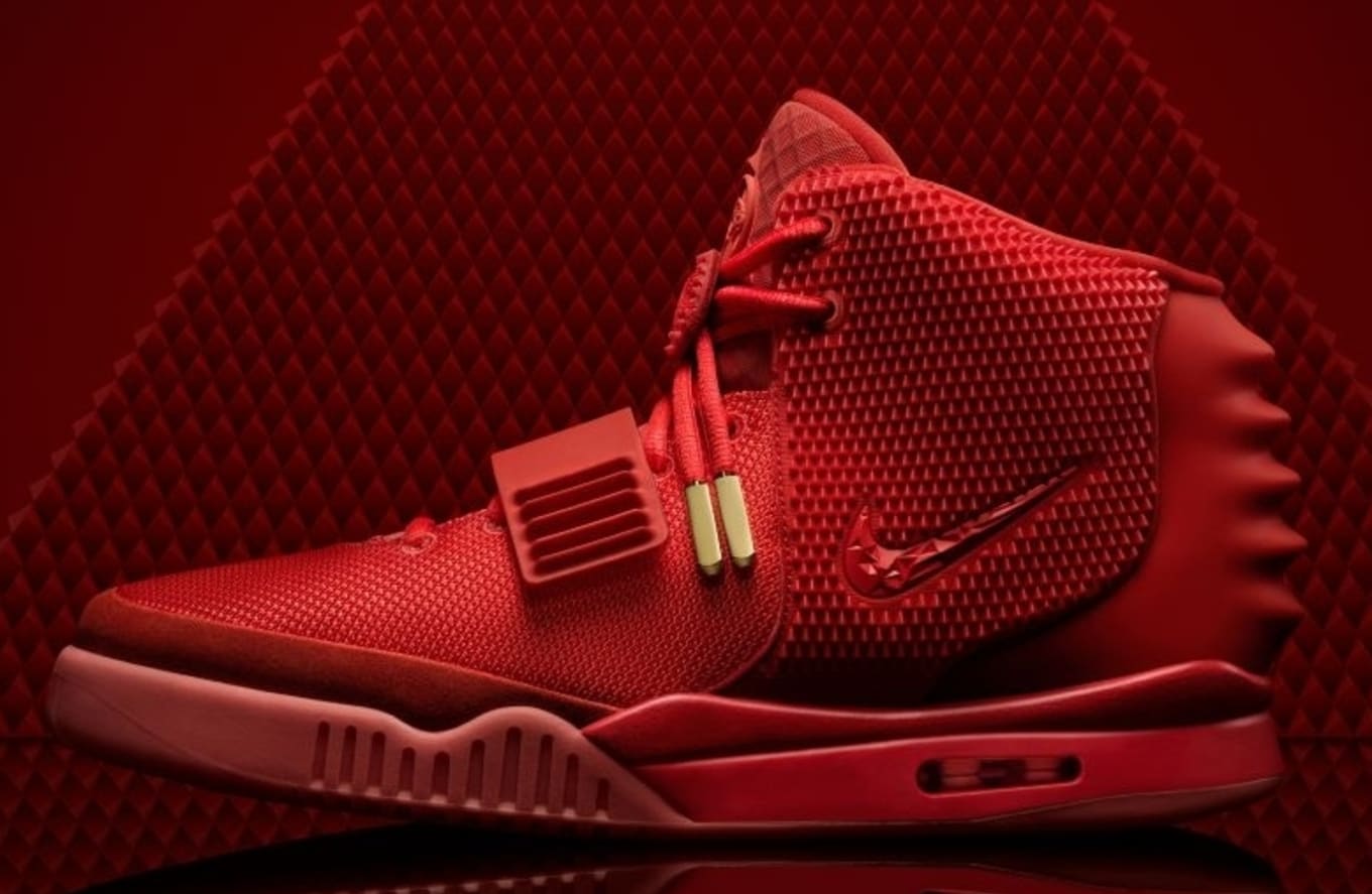 Red October Nike Air Yeezy 2 Walmart 