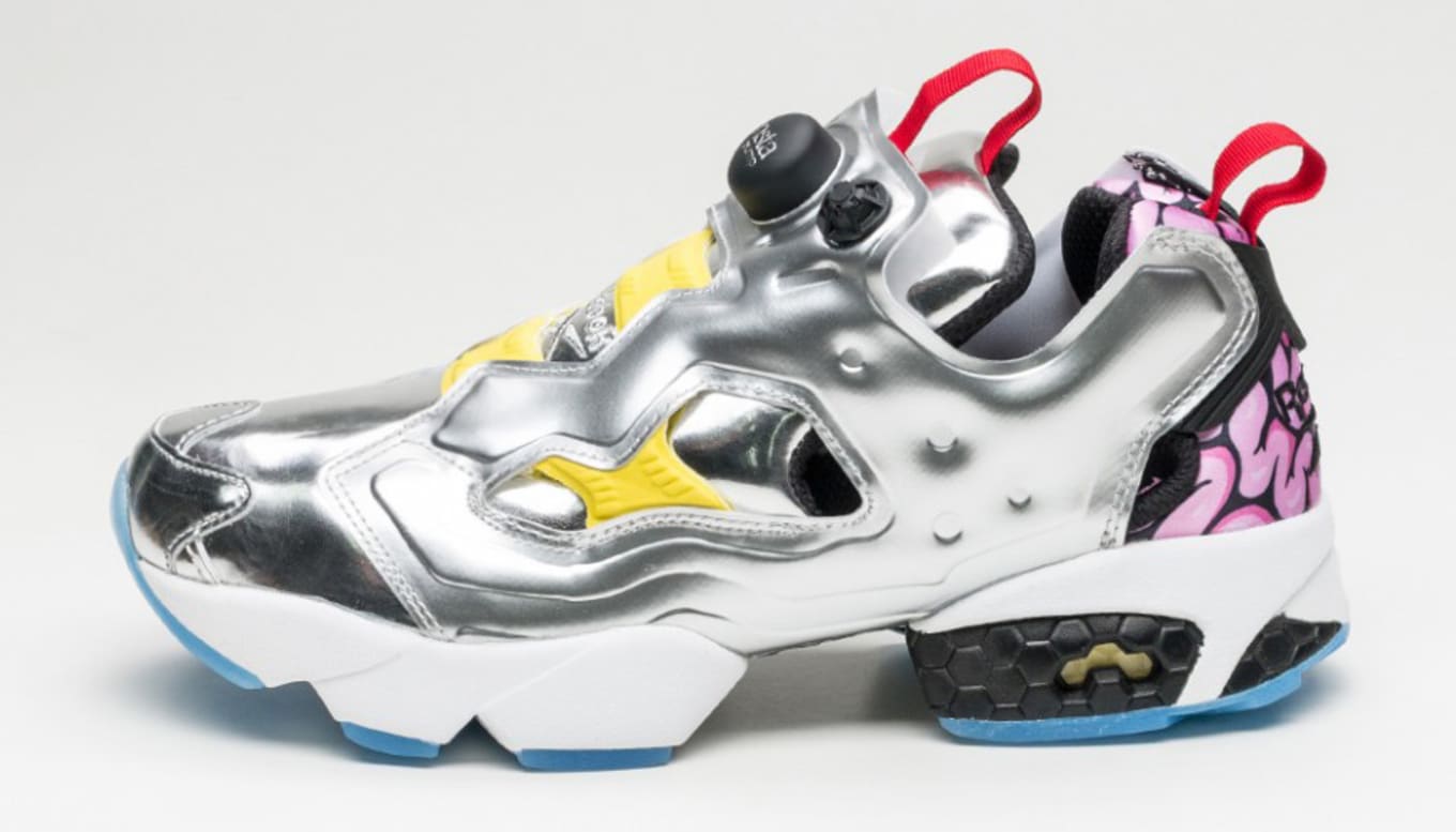 reebok insta pump metallic