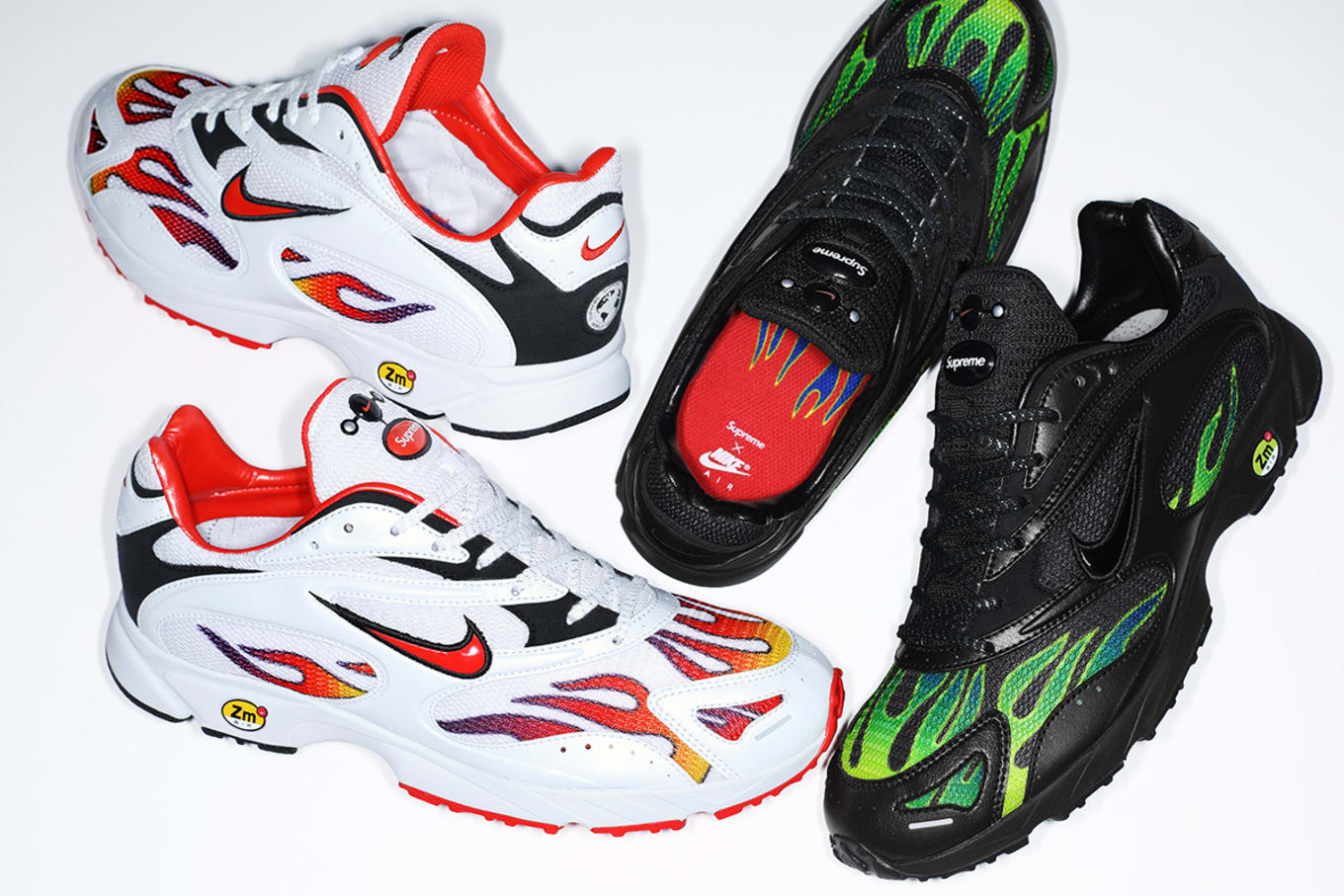 Supreme x Nike Zoom Streak Spectrum Plus AQ1279-100 AQ1279-001 Release Date  | Sole Collector