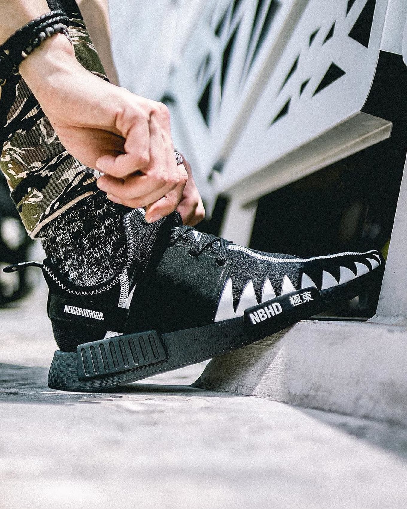 Forkorte kromatisk race Neighborhood x Adidas NMD Black | Sole Collector