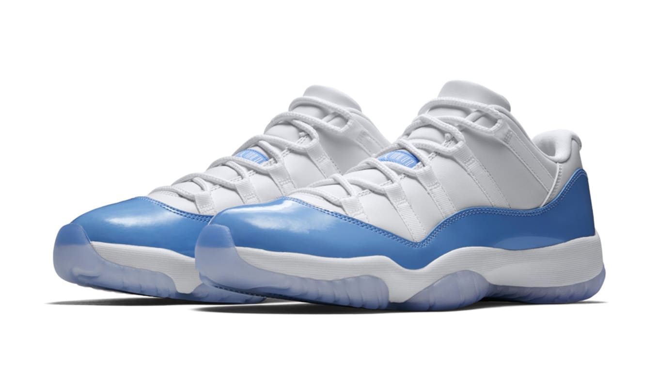 Low top blue and white 11s clearance
