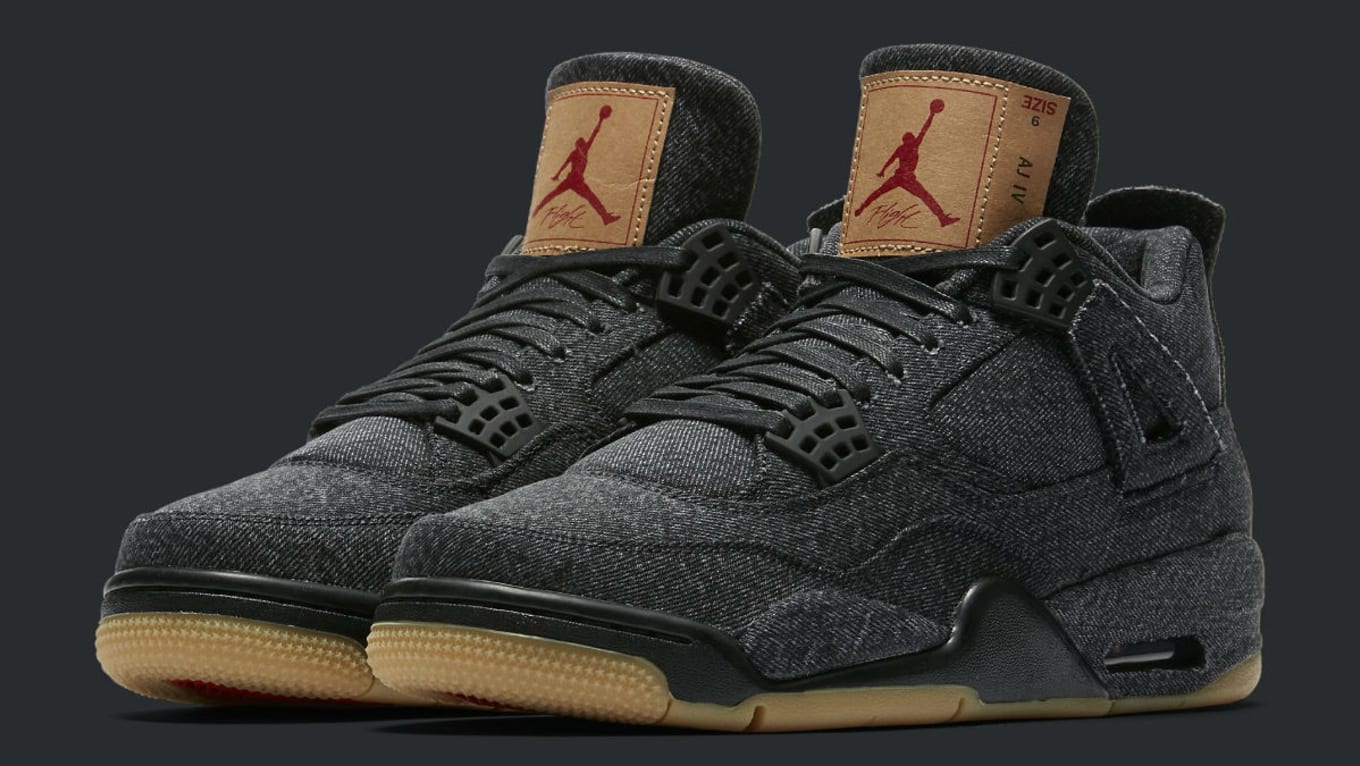 jordan 4 levi black