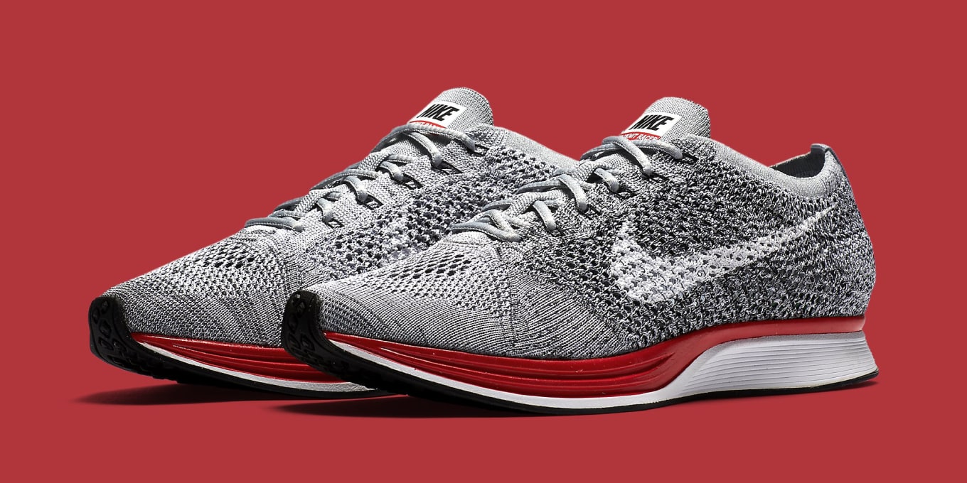 nike flyknit racer grey