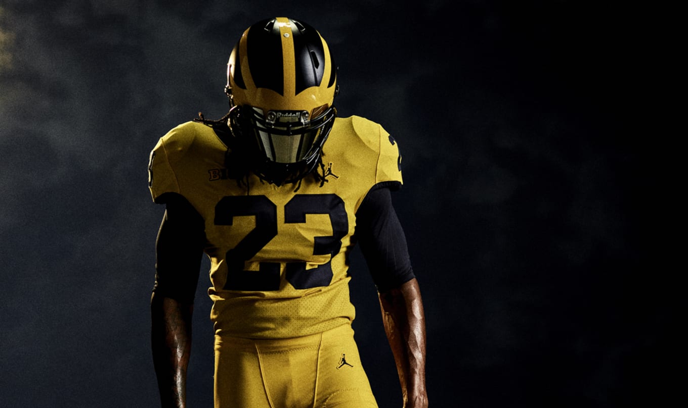 jordan michigan football jersey