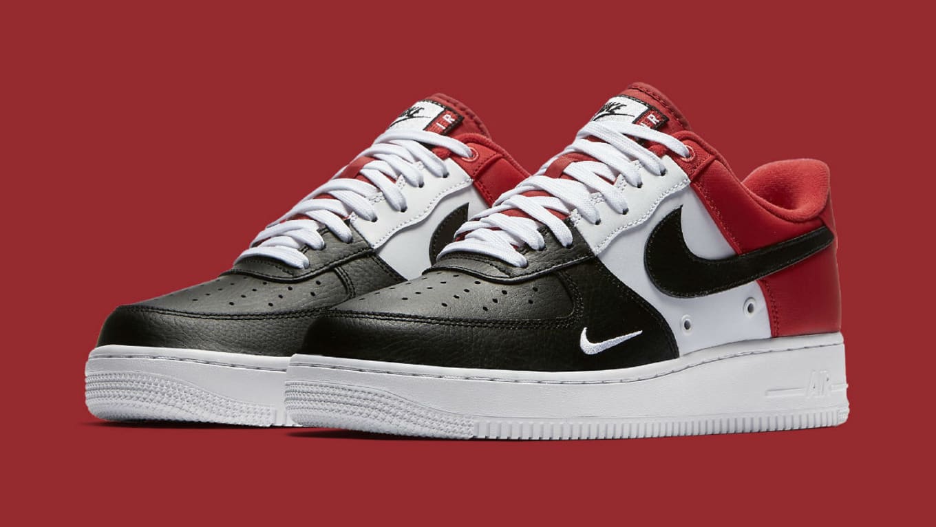 Nike air force 1 black toe deals