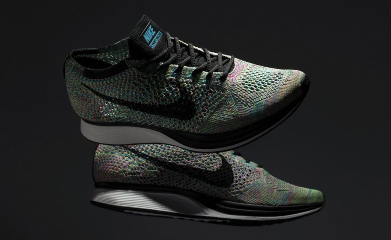 multicolor flyknit racers