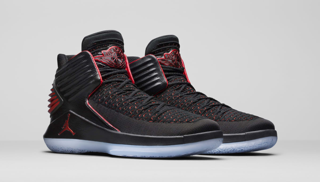 jordan 32 black and red