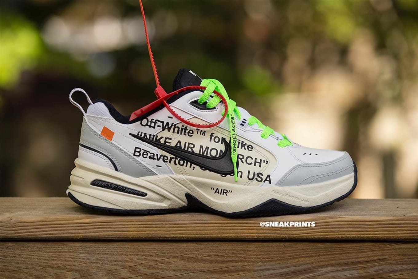 off white nike air monarch