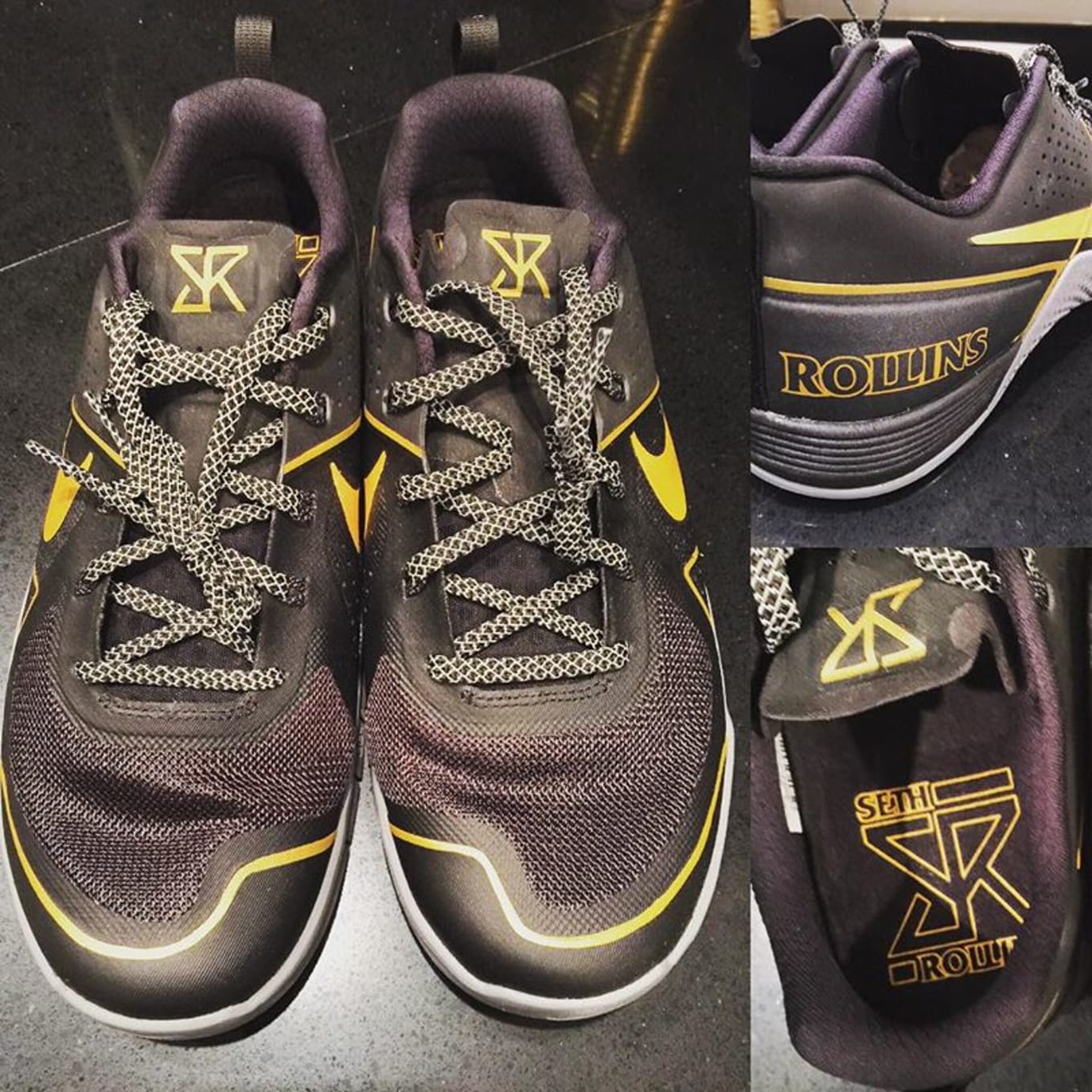 wwe custom shoes