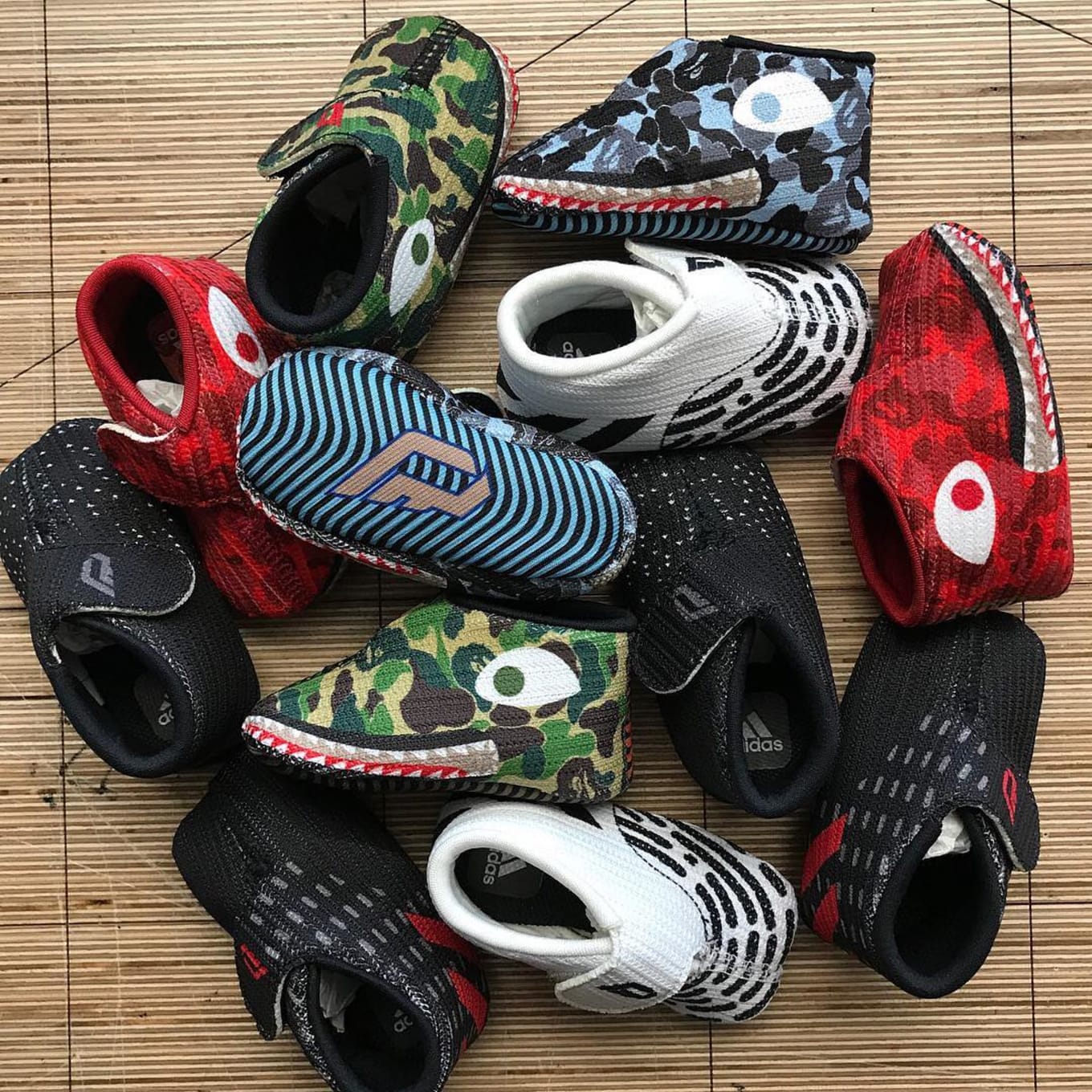 dame lillard bape shoes