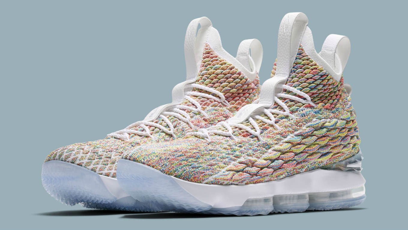 Lebron 15 fruity pebbles footlocker sale