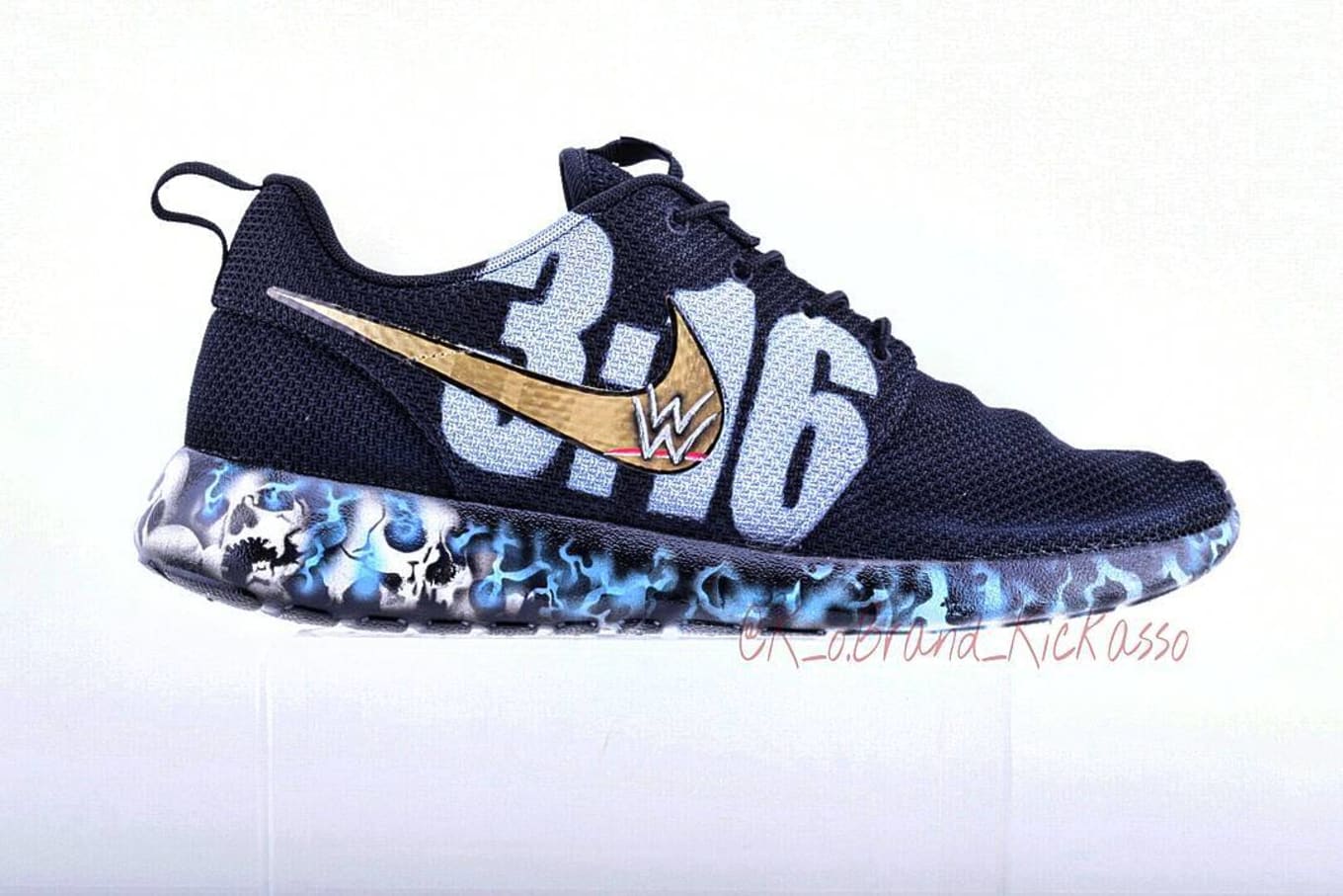 wwe custom shoes