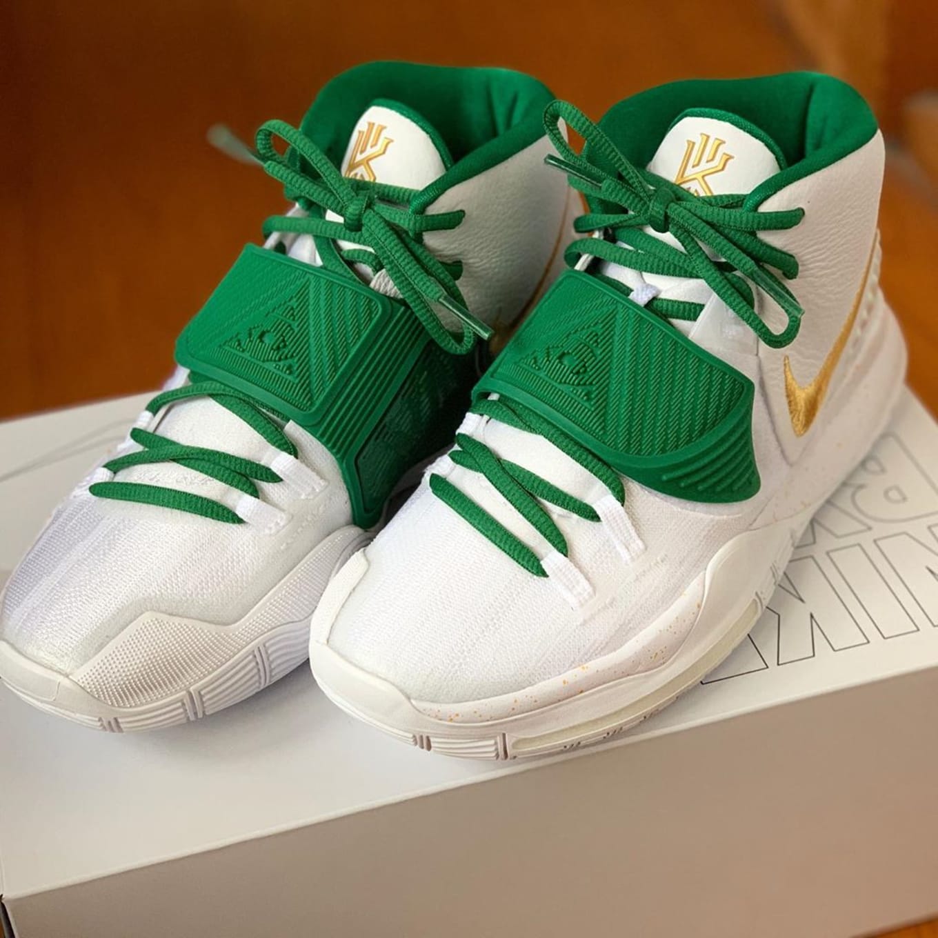 White and green kyrie 6 deals
