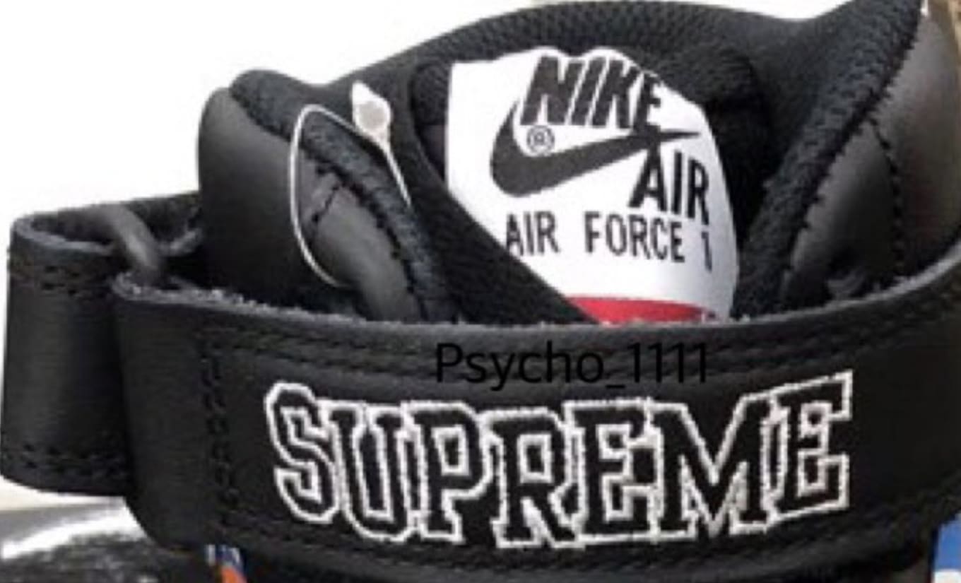 Supreme x Nike Air Force 1 Mid Teaser AQ8017-001 | Sole Collector