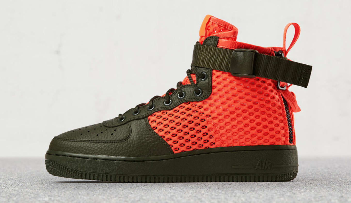 air force 1 green orange