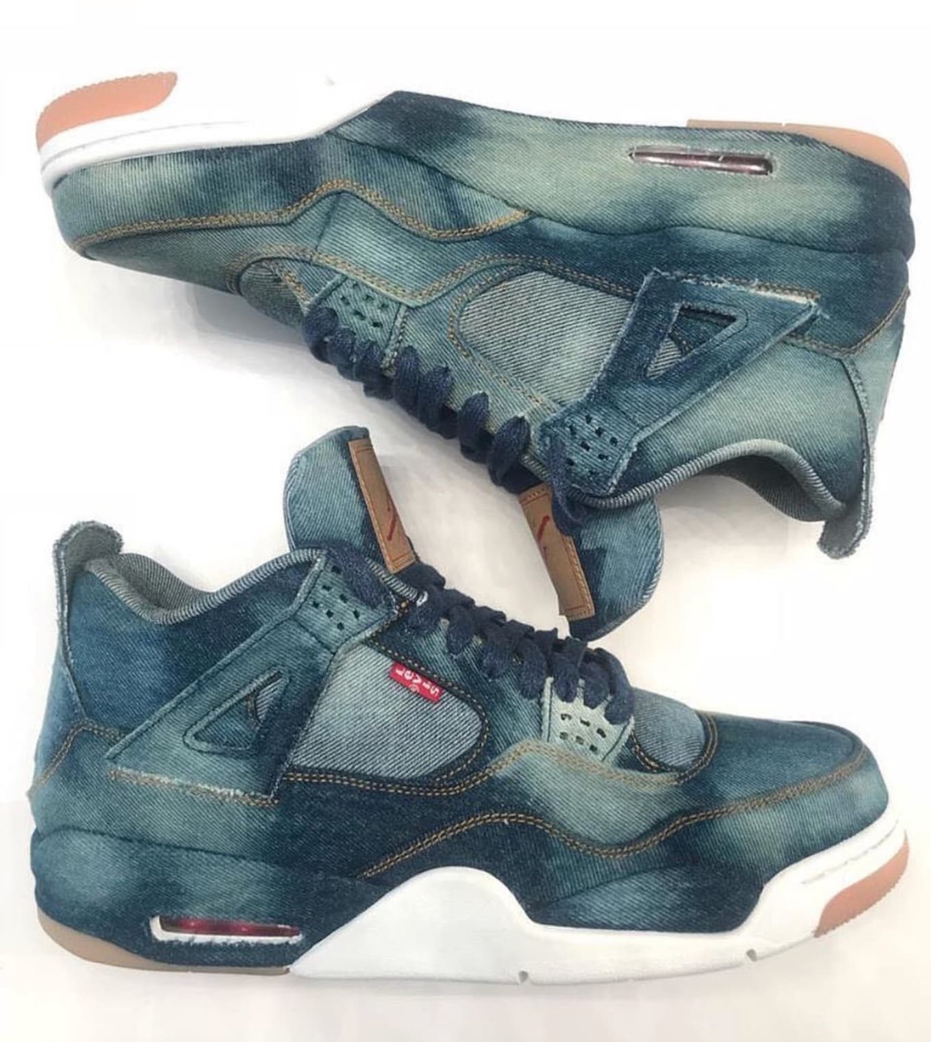 custom jordan retro 4 x levi's